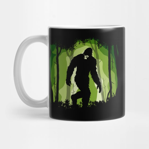 Sasquatch in The Forest by nickbeta